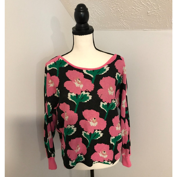 Anthropologie Sweaters - Anthropologie Daily Practice Hazy Daze Sweater Floral Pattern